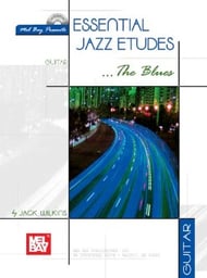 Essential Jazz Etudes-Blues Guitar and Fretted sheet music cover